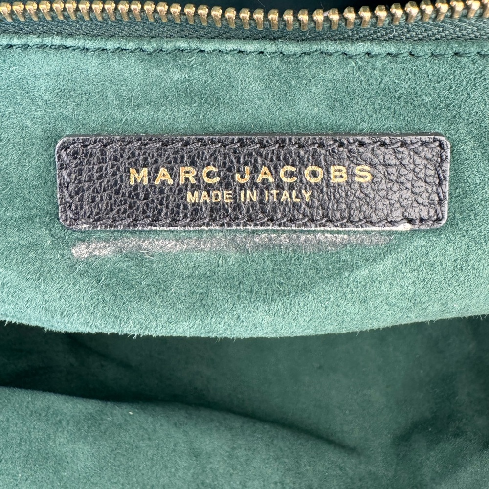 Authentic MARC JACOBS Anthracite Python Capra GM Clutch Shoulder Bag - Picture 10 of 16